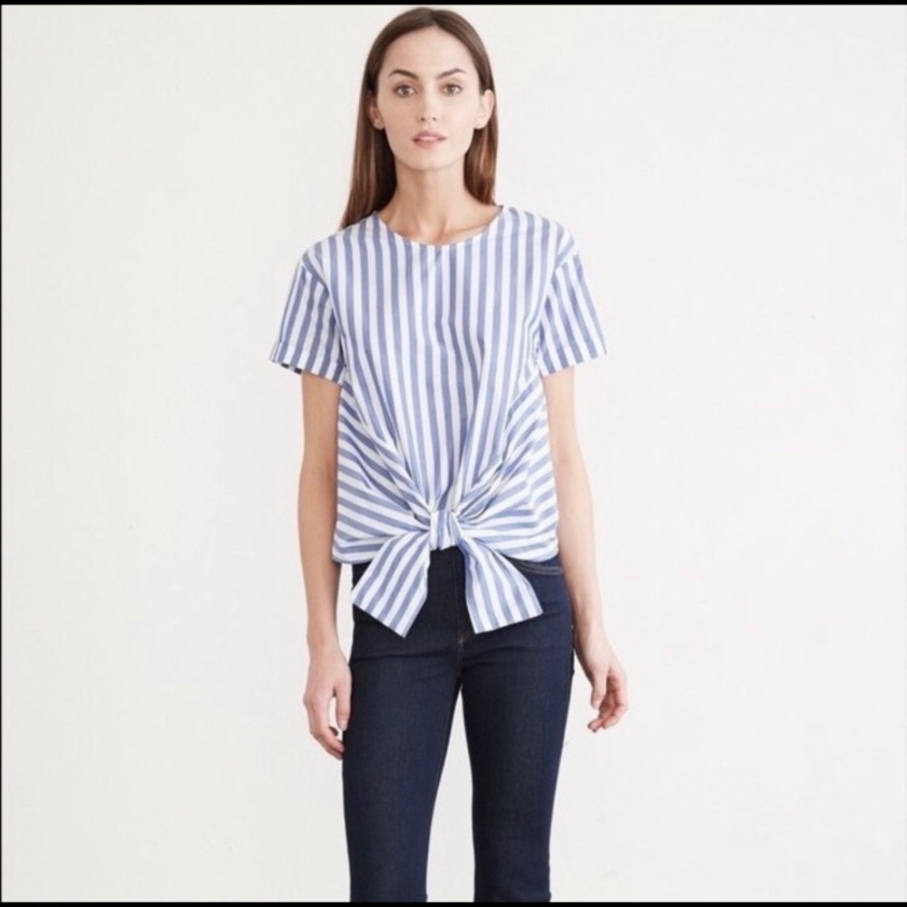 Amour Vert medium striped sleeveless blouse - Picture 5 of 5